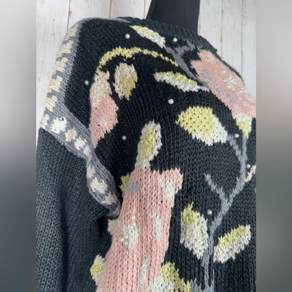 Vintage Kitty Hawk by‎ Vivian Wang Sweater-Medium - Picture 4 of 8